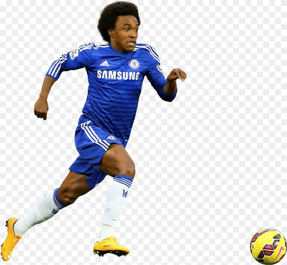 Willian Render Football, Ball, Soccer Ball, Soccer, Person Png