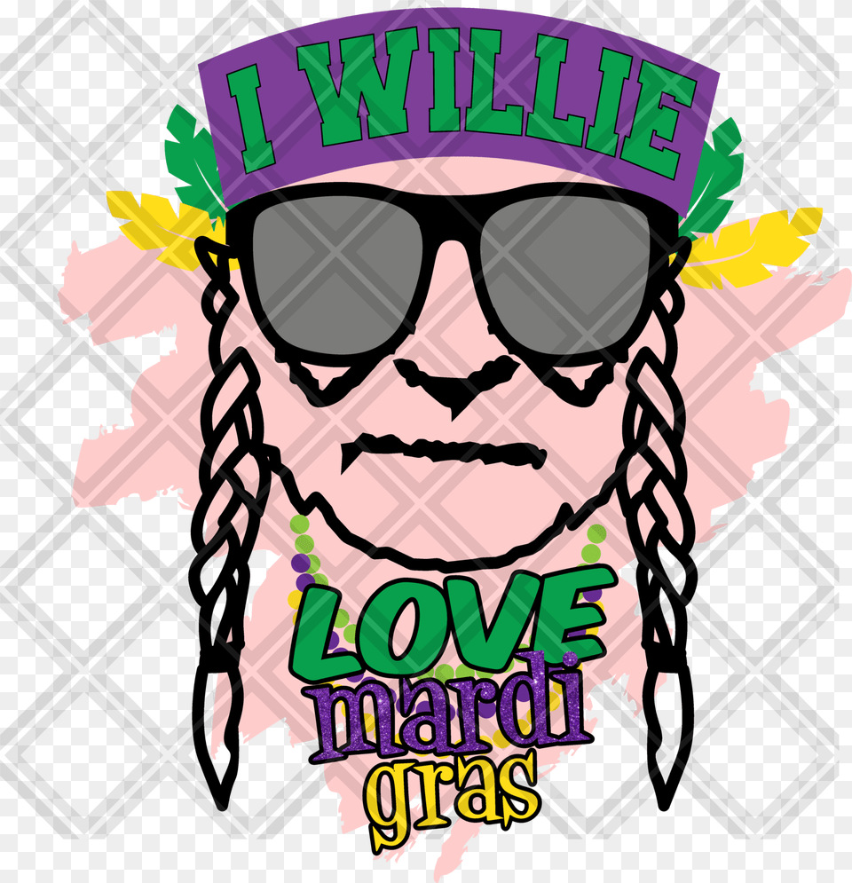 Willie Love The Usa, Accessories, Sunglasses, Advertisement, Poster Free Transparent Png