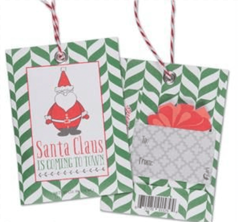 Willowbrook Fresh Scents Santa Claus Scented Gift Tags Set Of 4 Christmas Festive Scented Sachet Gift Tags, Accessories, Bag, Ornament Free Png