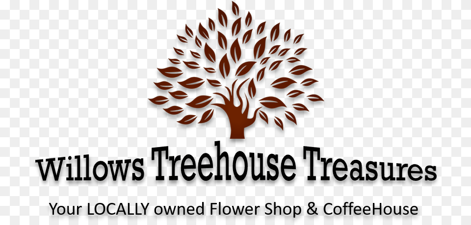 Willows Treehouse Treasures Flower Shop Coffee House Save Tree Save Life, Plant, Art, Pattern, Outdoors Free Png Download