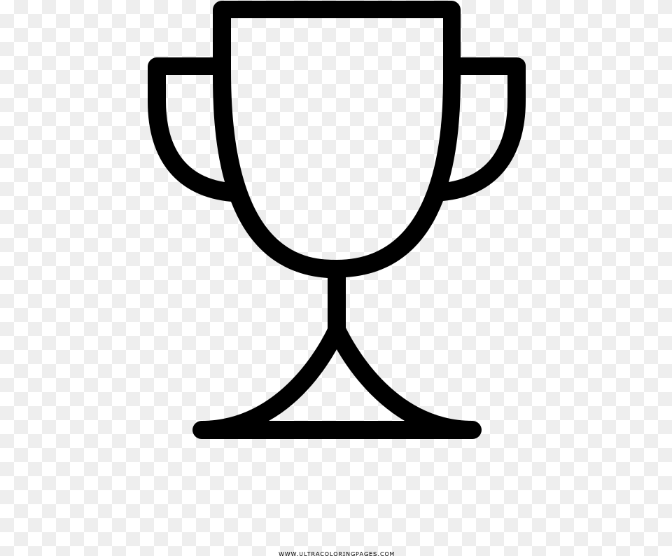 Willpower Trophy Coloring, Gray Png Image
