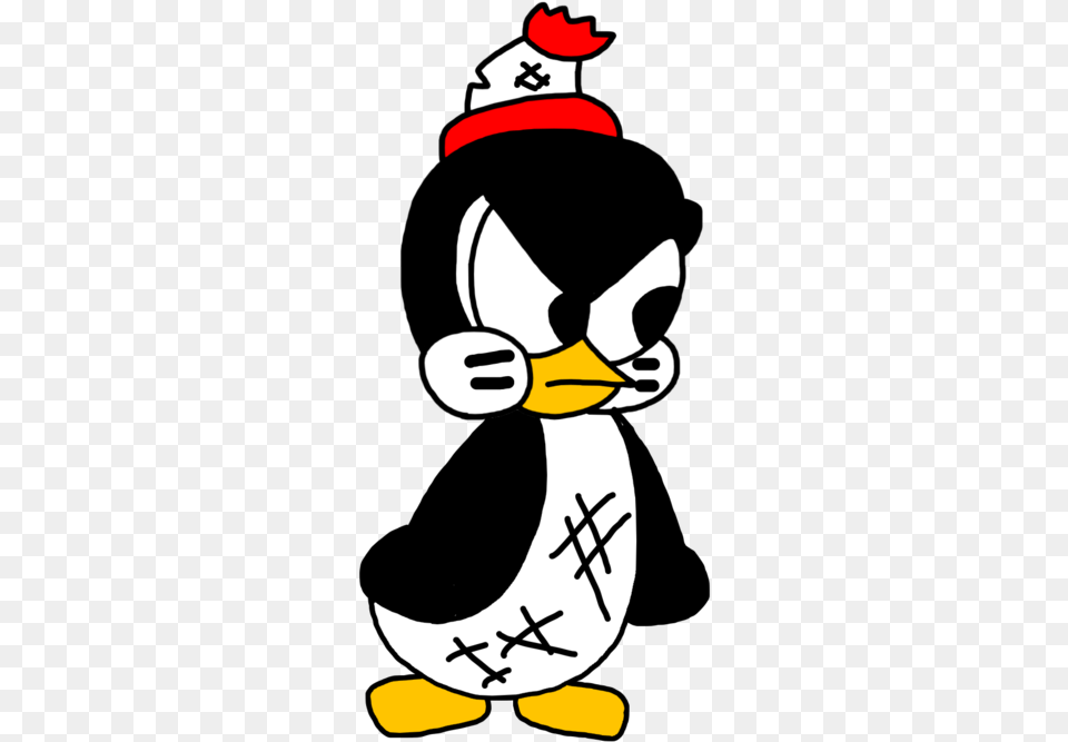 Willy Chilly Willy Penguin, Person, Cartoon, Stencil, Clothing Free Png Download