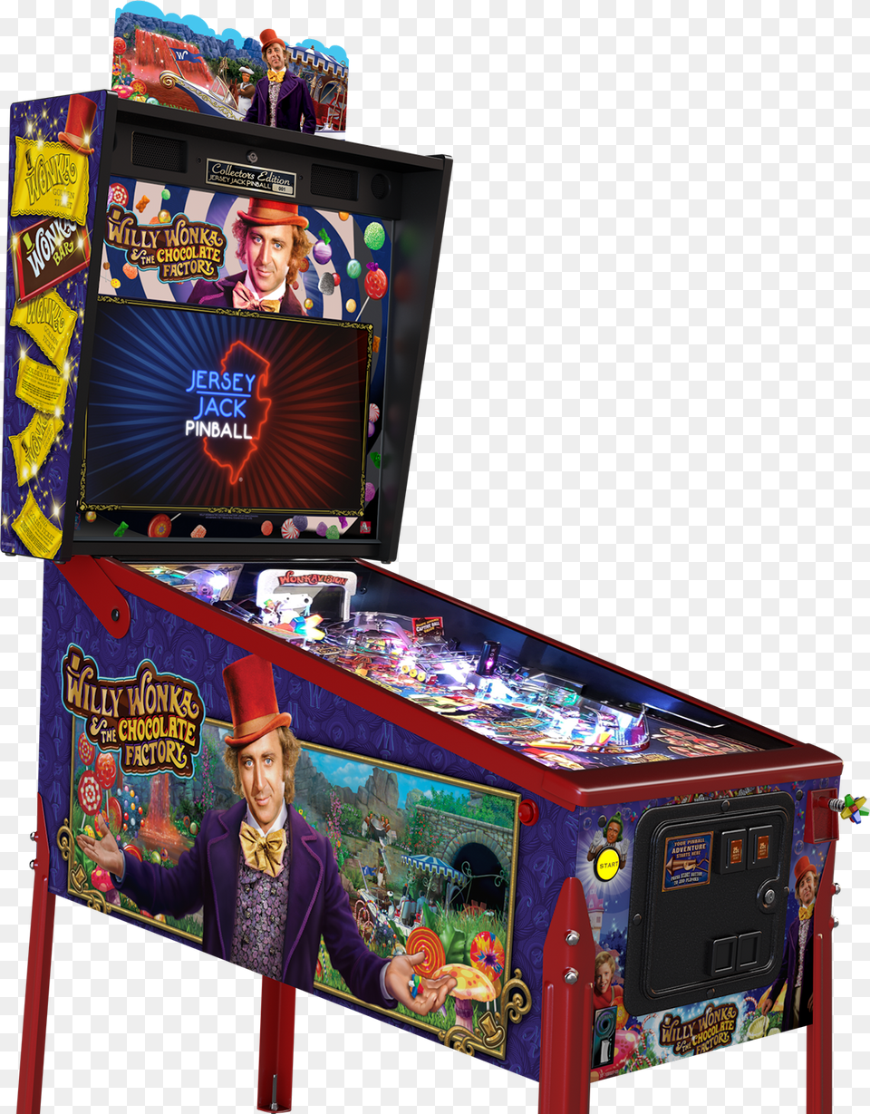 Willy Wonka And The Chocolate Factory Pinball, Woman, Adult, Female, Person Png Image