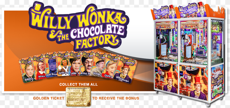 Willy Wonka Arcade Game, Person, Face, Head Png