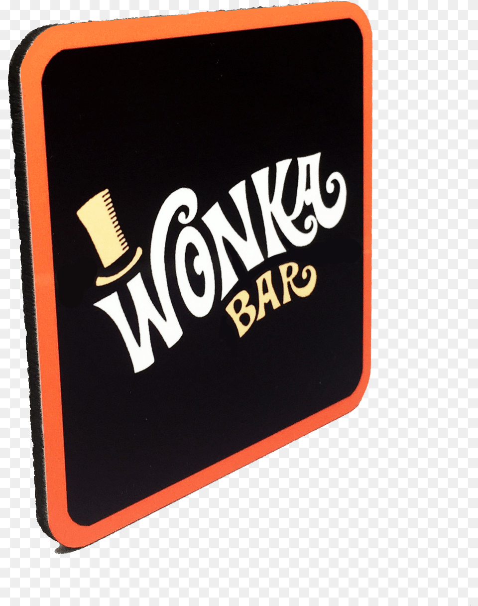 Willy Wonka Drink Coaster Label, Blackboard, Electronics, Mobile Phone, Phone Png Image