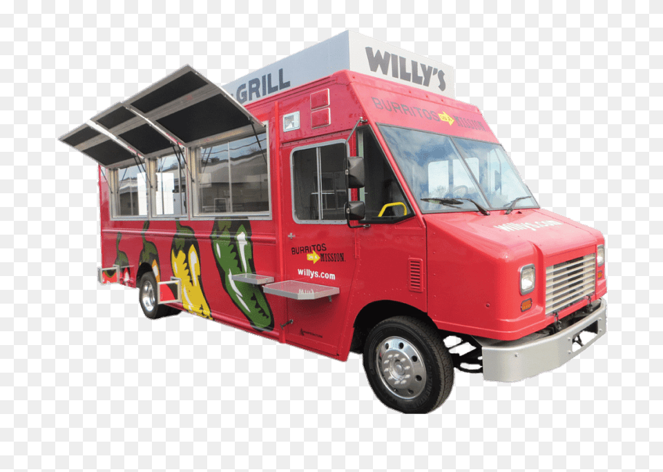 Willys Mexican Grill Food Truck, Transportation, Vehicle, Machine, Wheel Free Png Download