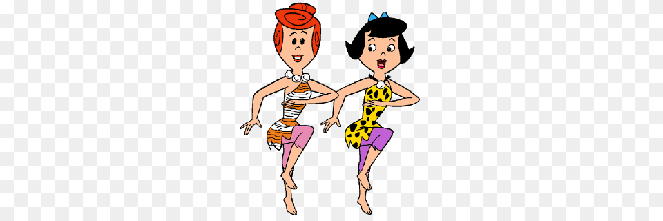 Wilma Flintstone And Betty Rubble, Adult, Person, Female, Woman Png