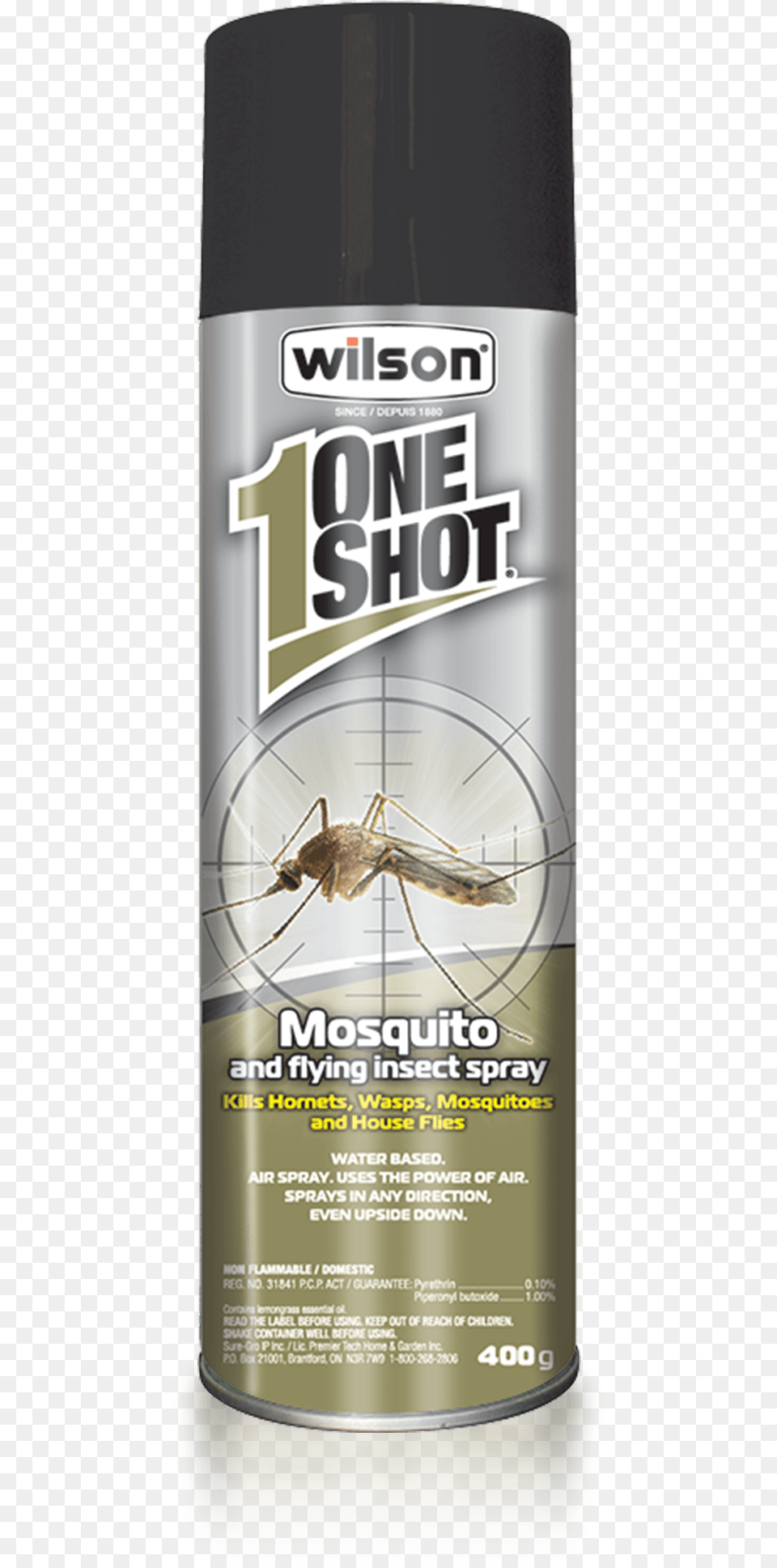 Wilson One Shot Mosquito Flying Insect Killer Arachnicide, Animal, Invertebrate, Spider, Alcohol Free Png