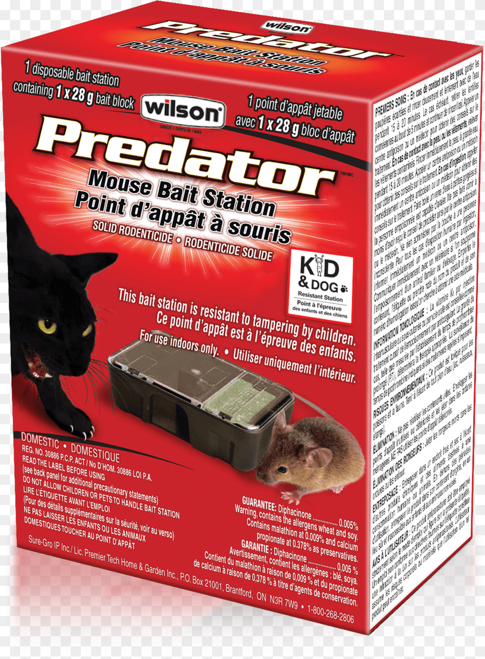 Wilson Predator Mouse Block Pre Filled Bait Station, Animal, Mammal, Rat, Rodent Free Png