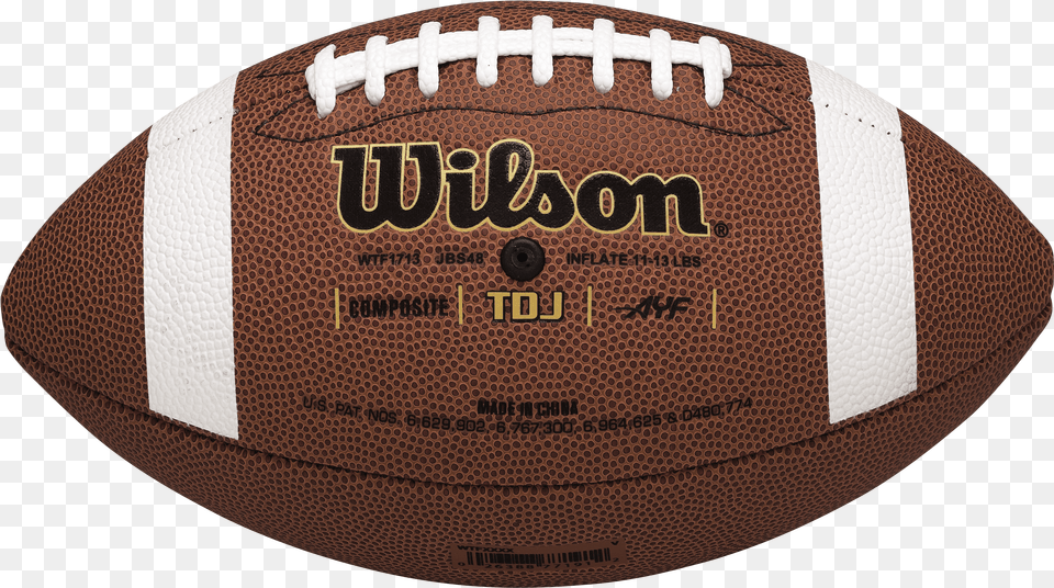 Wilson Td Series Composite Leather High School Sized Football, Ball, Rugby, Rugby Ball, Sport Png Image
