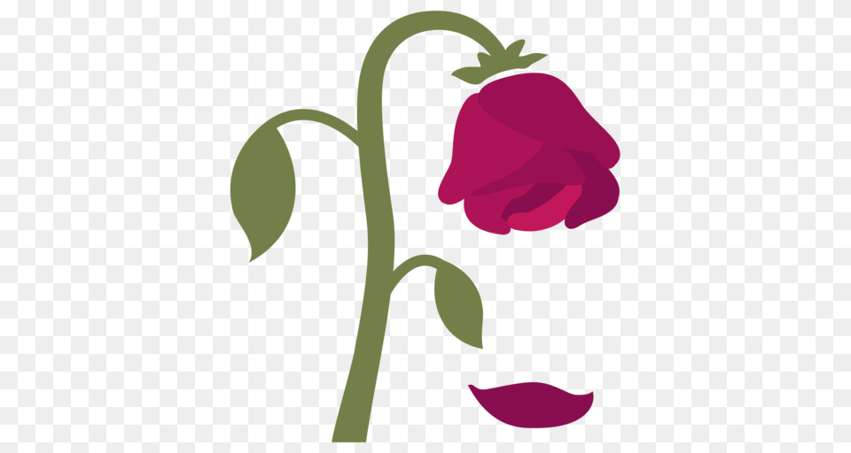 Wilted Flower Emoji, Petal, Plant, Rose, Person Png