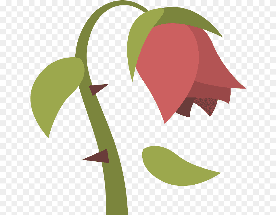 Wilted Flower Emoji Clipart Download Transparent Sunflower, Petal, Plant, Rose, Person Free Png