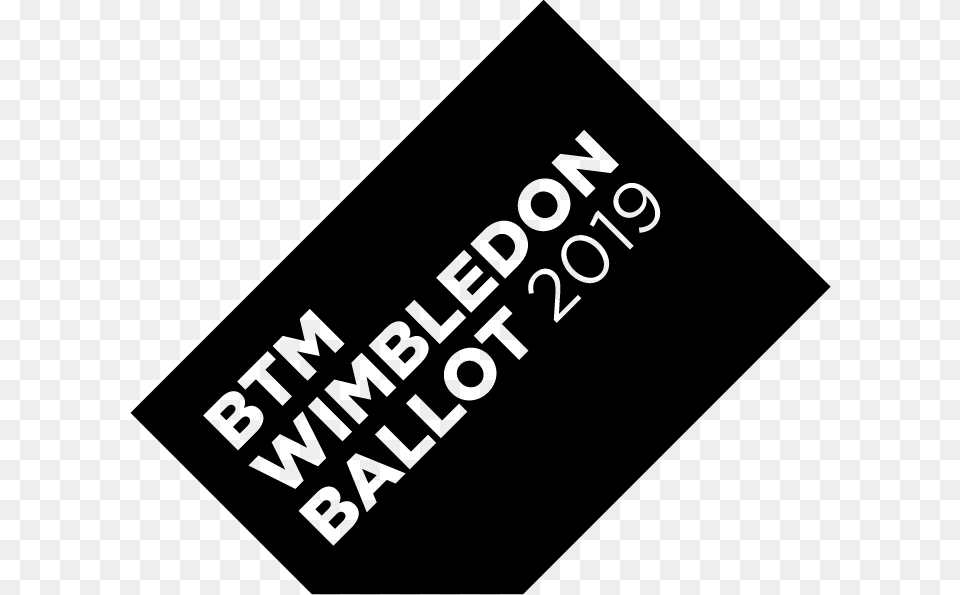 Wimbledon 2019 Ticket Ballot, Sticker, Text, Scoreboard, Paper Free Transparent Png