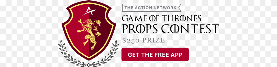 Win 250 In Cash Enter Our Game Of Thrones Season 8 Crest, Logo, Armor, Symbol, Food Free Png Download