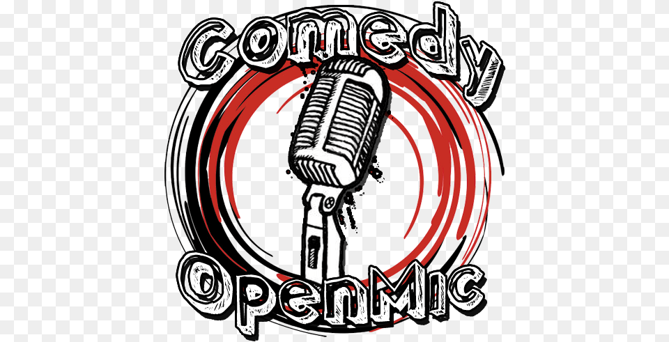 Win 35 Sbd The Comedy Open Mic Logo Contest U2014 Steemit Clip Art, Electrical Device, Microphone Png Image