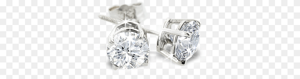 Win 5000 Earrings Certified 12ct Natural Genuine Diamond Stud Earrings, Accessories, Earring, Gemstone, Jewelry Png Image