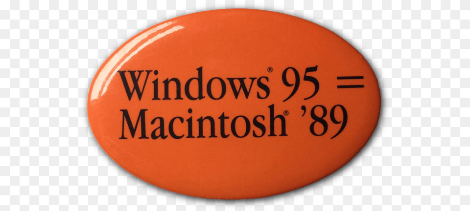 Win 95 Mac 89 Button Windows 95 Macintosh, Badge, Logo, Symbol Png