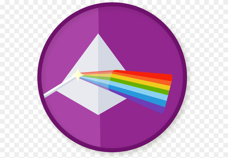 Win A Badge Warning Icon Hd Full Size Visible Light Spectrum Symbol, Disk, Art, Graphics Free Png