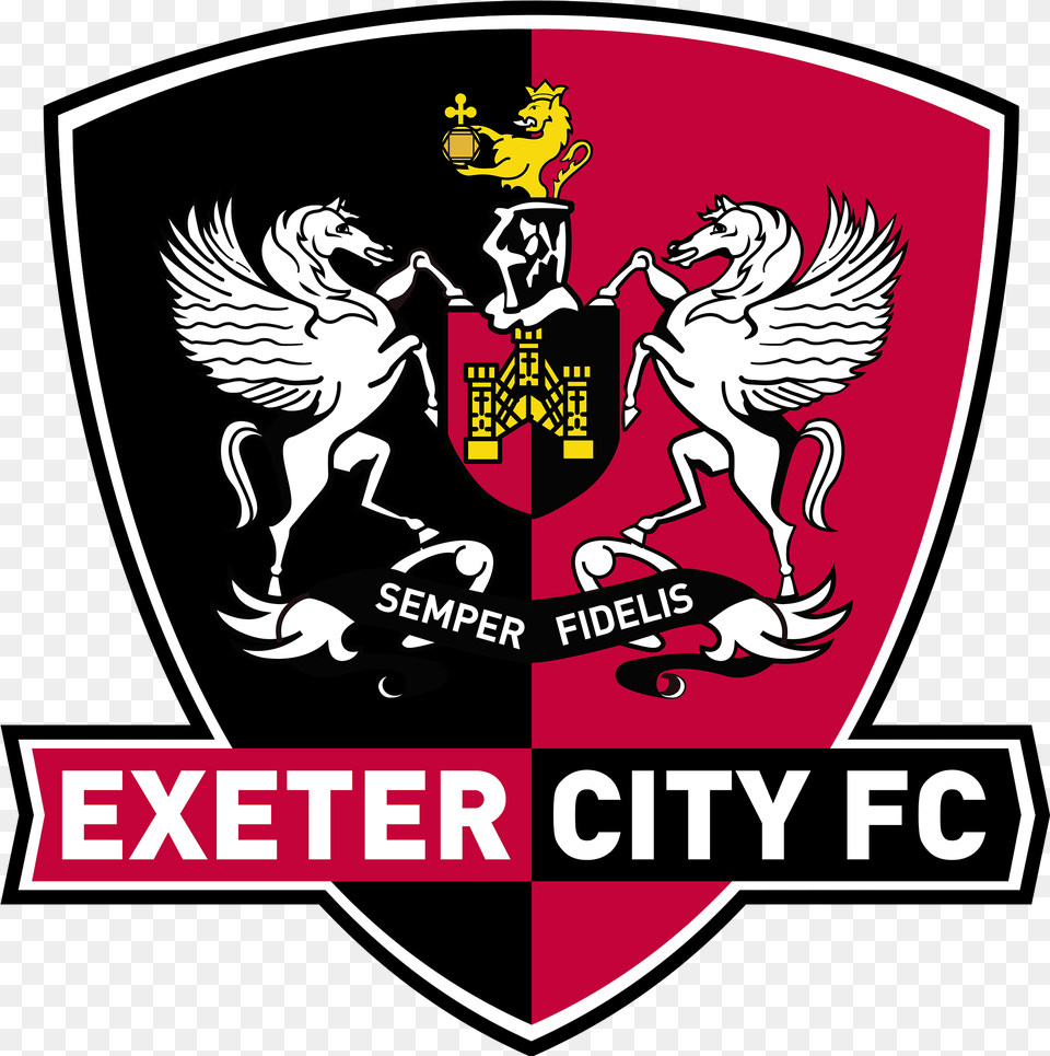 Win A Copy Of Fifa 17 Survey Exeter City Football Club, Emblem, Symbol, Logo, Person Free Png