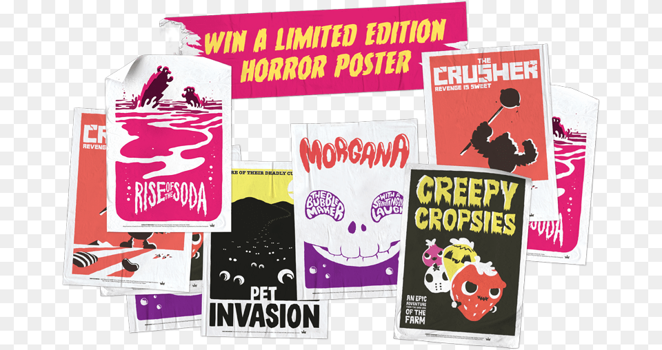 Win A Limited Edition Horror Poster Poster, Advertisement, Person Free Transparent Png