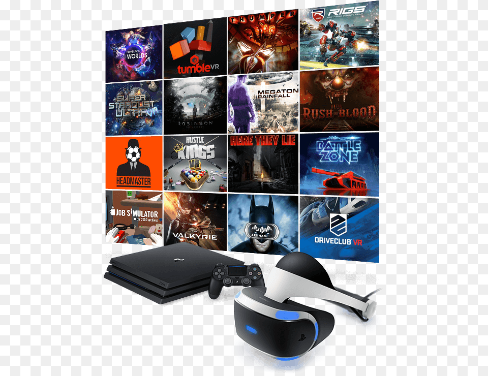 Win A Ps4 Pro Psvr And Tons Of Games In 3k Official Ps4 Games Transparent Background, Advertisement, Poster, Adult, Person Png
