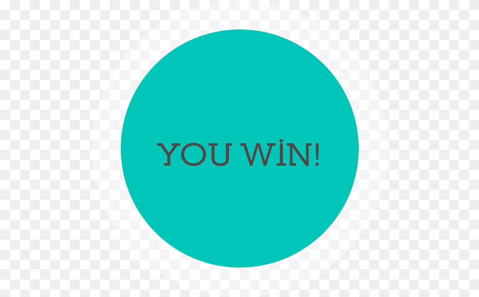 Win Circle, Turquoise, Logo, Disk Free Png