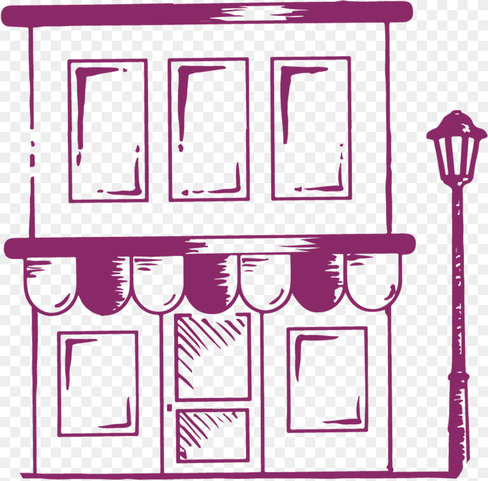 Win Clipart Bay Window Illustration, Purple, Closet, Cupboard, Furniture Free Png