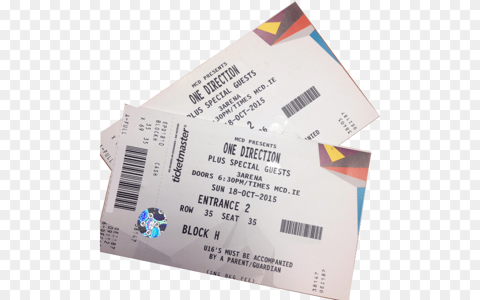 Win One Direction Concert Tickets To Dublin S 3arena 3 Arena Concert Tickets, Text, Business Card, Paper, Document Png