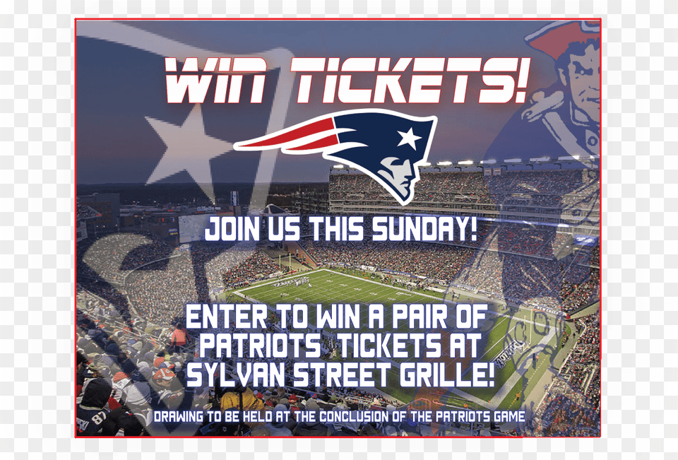 Win Patriots Tickets In Peabody New England Patriots, Person, People, Advertisement, Adult Png