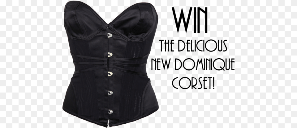 Win The Dominique Corset Corset, Clothing, Vest Png