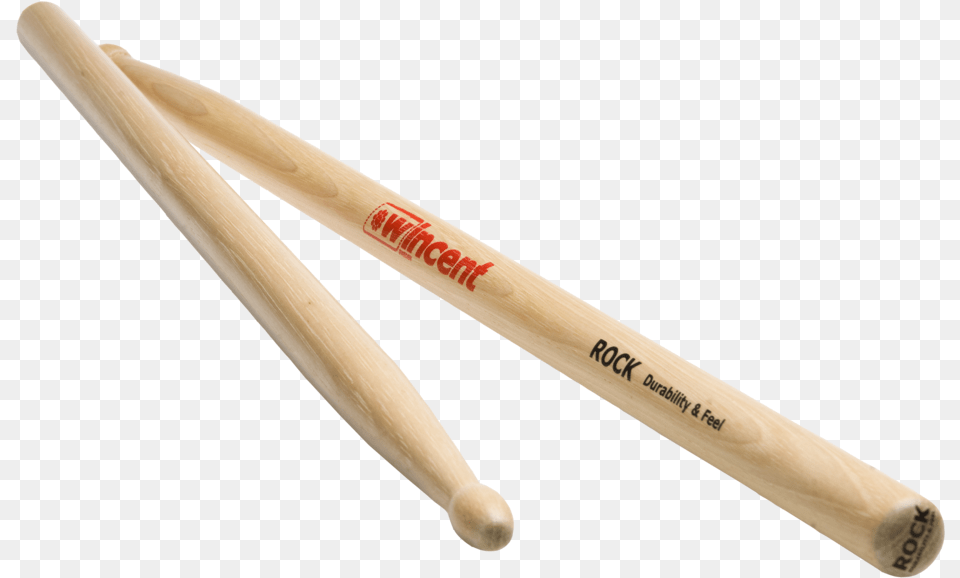 Wincent 2r Rock Selected Hickory Drumsticks Cymbal Wincent, Cricket, Cricket Bat, Sport, Stick Png Image