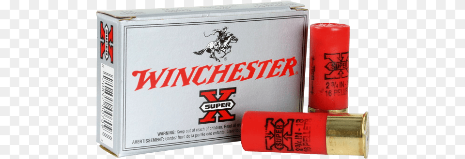 Winchester Ammo Xb121 Super X 12 Gauge Winchester Super X Shotgun Shells, Weapon, Ammunition Free Png Download