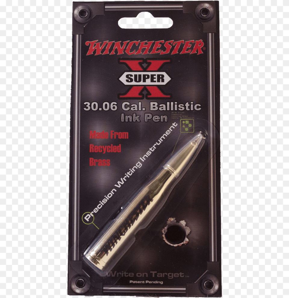 Winchester Ink Billy Bob Ink Pen Winchester, Ammunition, Weapon, Bullet, Electronics Free Transparent Png