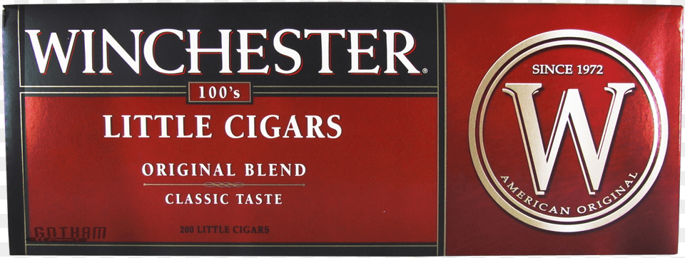 Winchester Little Cigars Soft 100 S Carton Emblem, Alcohol, Beer, Beverage, Lager Free Png Download