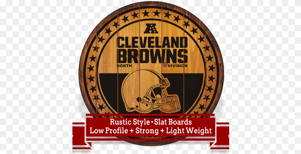 Wincraft Cleveland Browns Nfl Round Wall Clock, Logo, Scoreboard, American Football, Football Free Png Download