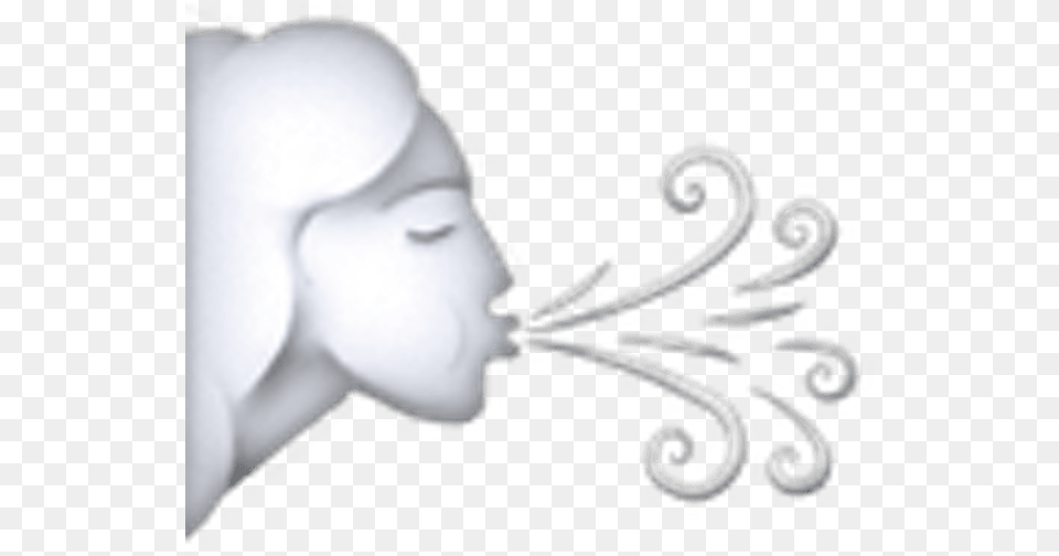 Wind Blowing Emoji, Plant, Flower, Head, Face Png