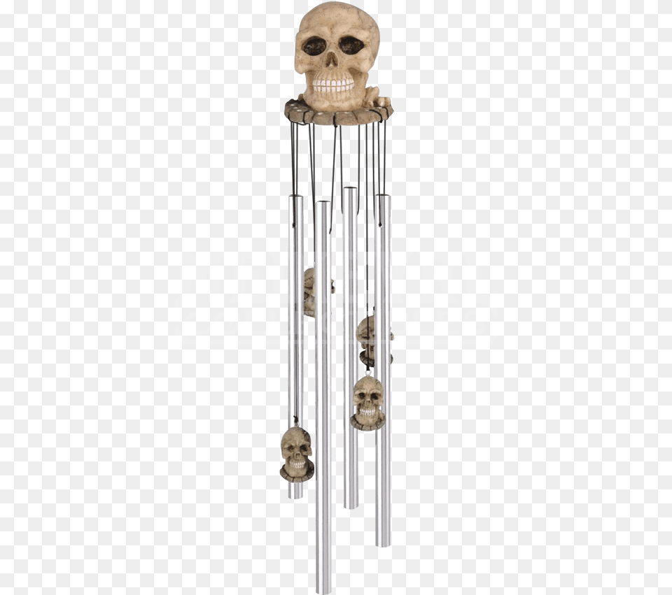 Wind Chime Skull Wind Chimes, Musical Instrument, Cross, Symbol Free Transparent Png