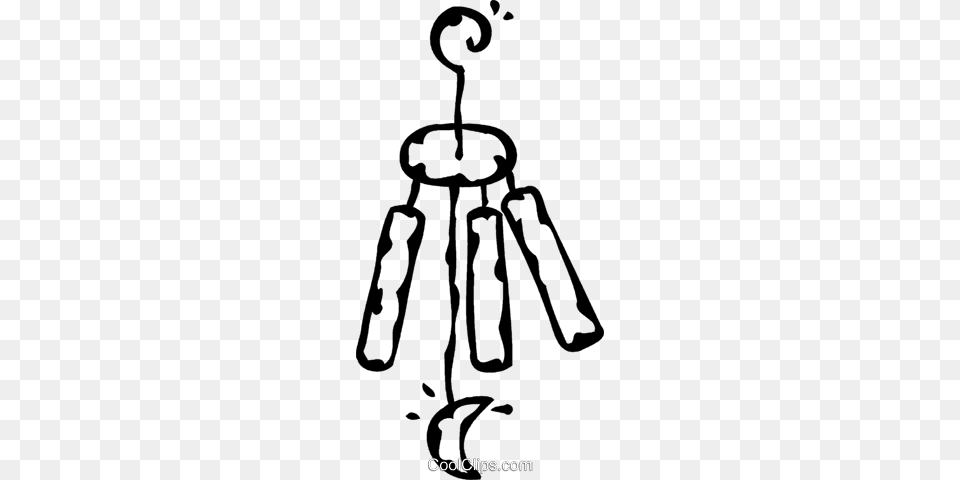 Wind Chimes Royalty Vector Clip Art Illustration, Person Free Transparent Png