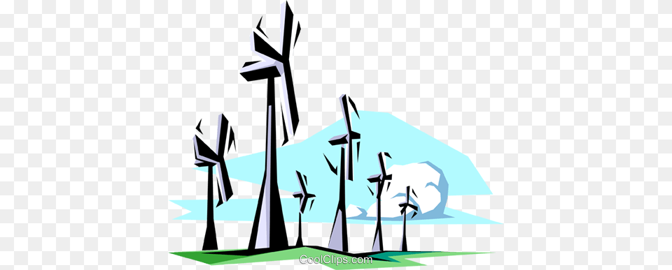 Wind Energy Royalty Vector Clip Art Illustration, Engine, Machine, Motor, Turbine Free Png