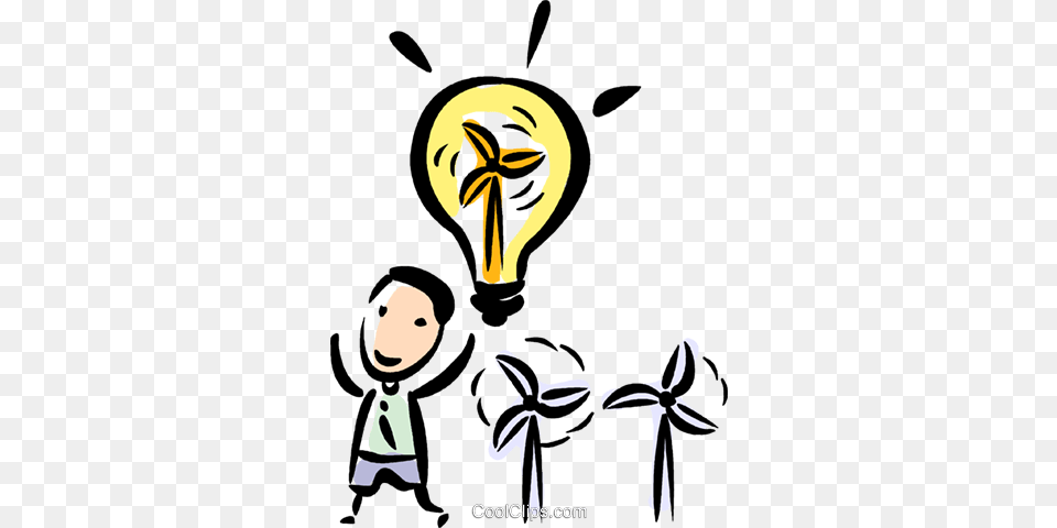 Wind Energy Royalty Vector Clip Art Illustration, Light, Face, Head, Person Free Transparent Png