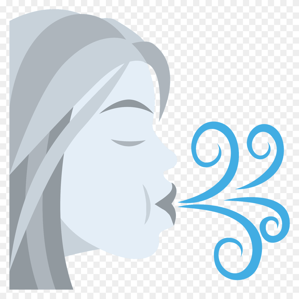 Wind Face Emoji Clipart, Graphics, Art, Portrait, Photography Free Transparent Png