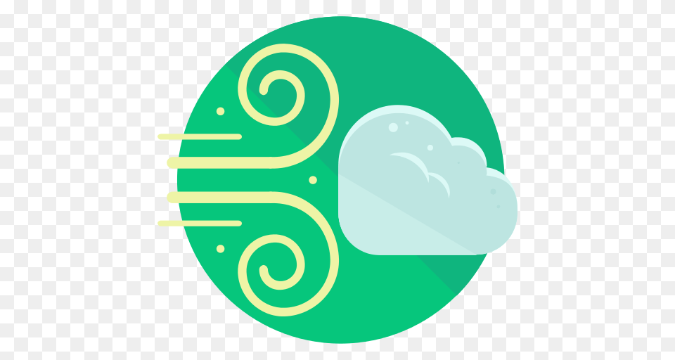 Wind Icon, Disk Free Transparent Png