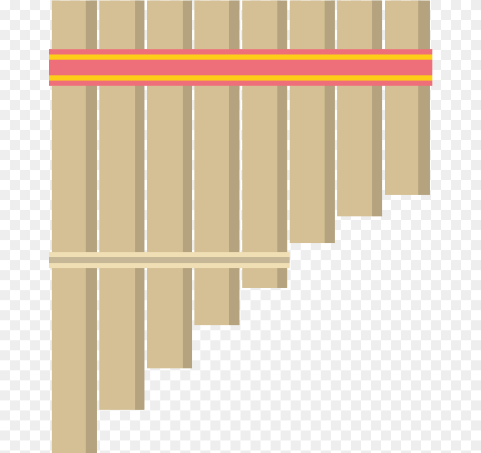 Wind Music Instrument Pan Flute With Horizontal, Musical Instrument Png