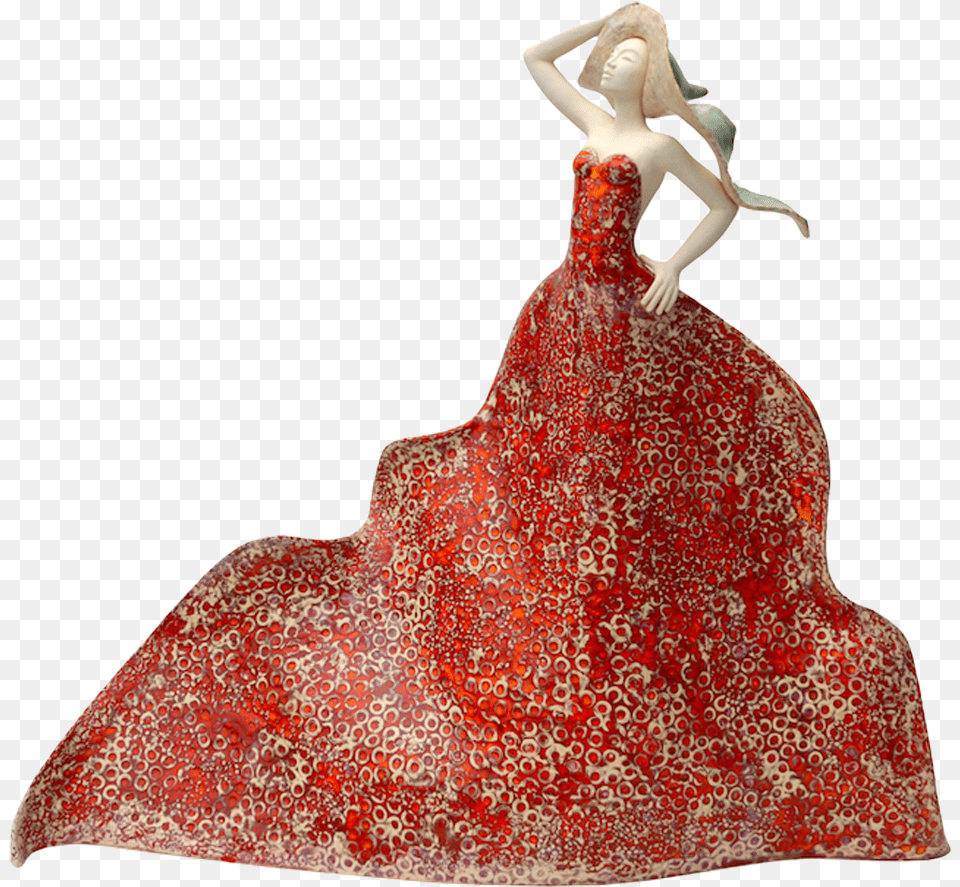 Wind Of Earth U0026 Fire U2013 Artist Ceramic Sculptures Petra De Vree, Figurine, Clothing, Dress, Gown Free Transparent Png