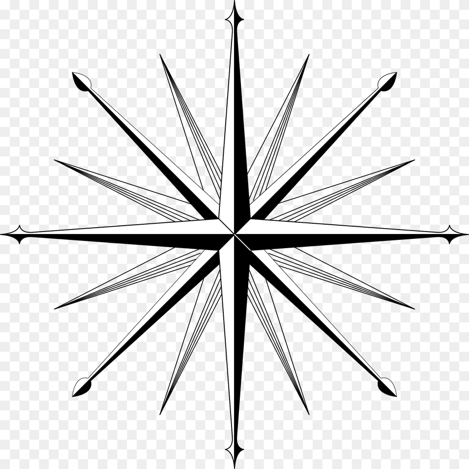 Wind Rose Compass Rose 2 Clipart, Symbol Free Png