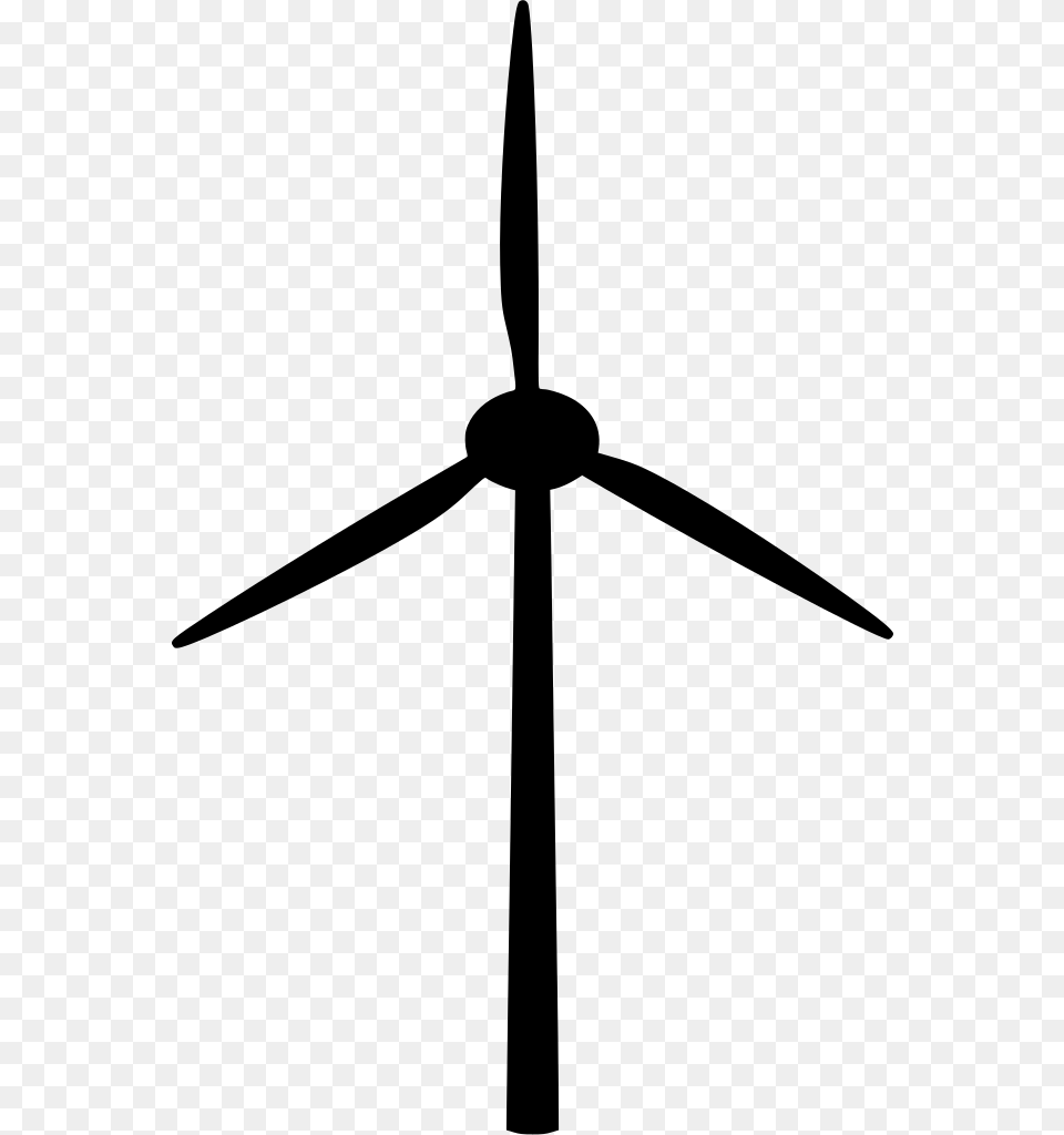Wind Turbine, Gray Free Png Download