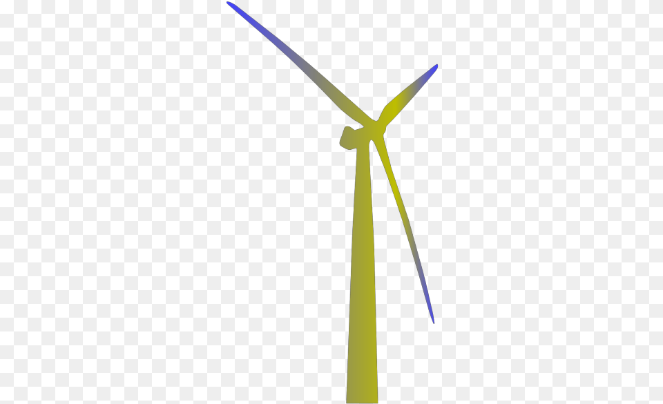 Wind Turbine Shaded Green And Blue Images Wind Turbine Clip Art, Engine, Machine, Motor, Wind Turbine Free Png Download