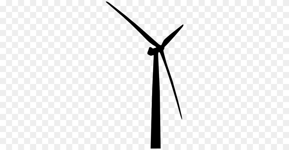 Wind Turbine Vector Clip Art, Gray Free Png Download