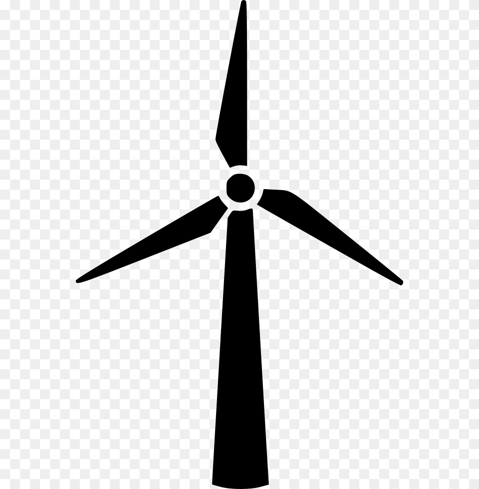 Wind Turbine Windmill Icon, Engine, Machine, Motor, Cross Free Png Download