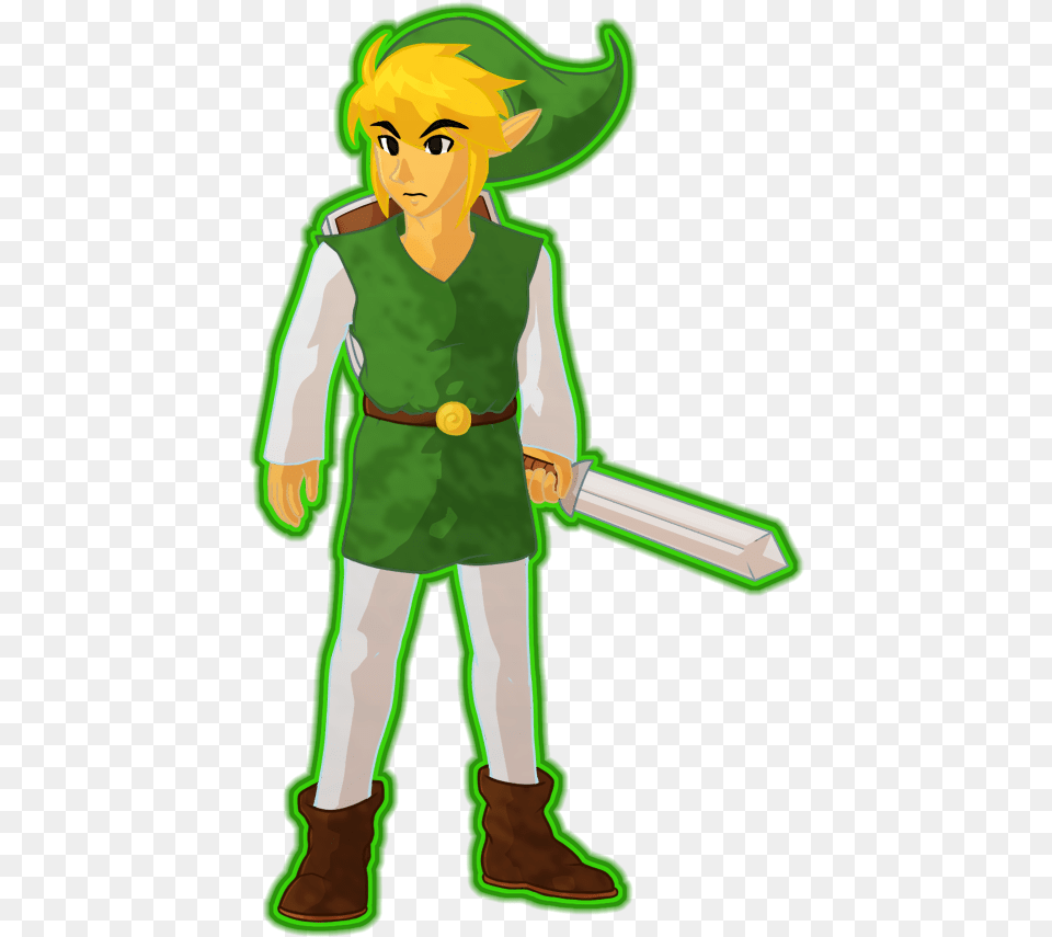 Wind Waker Adult Link Cartoon, Boy, Child, Male, Person Png